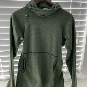 Melanzana Thyme micro grid hoodie